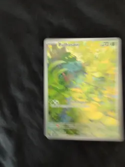 Pokemon TCG Bulbasaur Scarlet & Violet 151 Art Rare Card 166/165 English NM - Image 4