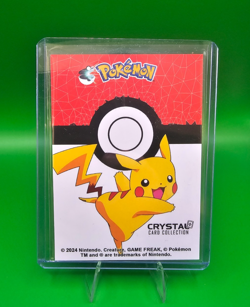 2025 Pokemon Stained Glass Crystal Card Collection Magnemite #081 - Image 2