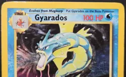 Pokemon Gyarados 100 HP Holo Rare Base Set 6/102 Wizards Card 1999 - Image 2