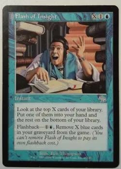 Flash of Insight *Uncommon* Magic MtG x1 Judgment MP - Image 1