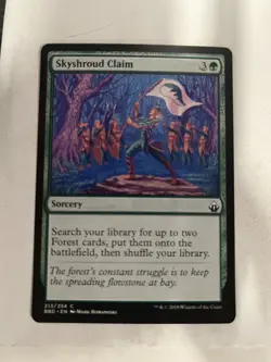 Skyshroud Claim - Battlebond - Magic the Gathering MTG Nice! - Image 1