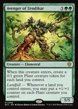 1x Avenger of Zendikar NM Eng MTG - Lorwyn Eclipsed Commander - Image 1