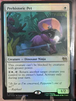 Prehistoric Pet - Foil - Teenage Mutant Ninja Turtles - NM-Mint - MTG TMNT - Image 1