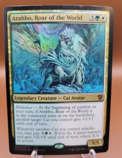 Arahbo, Roar of the World x1 MTG Commander 2017 Magic Moderate Play MP English - Image 1