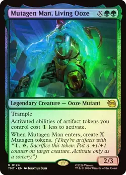 Foil Mutagen Man, Living Ooze [TMNT] MTG - Image 1
