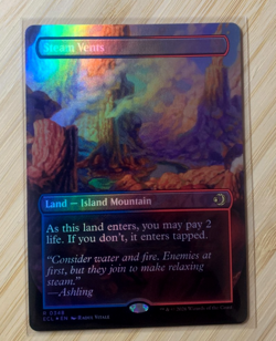 Steam Vents FOIL (Borderless) - FANTASTIC Condition - Lorwyn Eclipsed Foil NM - Image 1