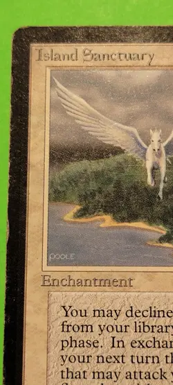 Island Sanctuary Beta Limited Edition MTG Magic the Gathering Mark Poole 1993 - Image 2