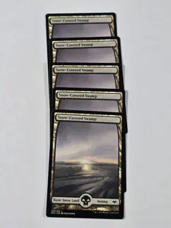 5x Snow Covered Swamp - Modern Horizons 1 - MH1 - Near Mint - MTG - Image 1