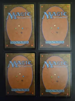 Unglued Island x4 Full Art Land MTG 1998 Vintage Basic Land Playset Price: $34.9 - Image 2