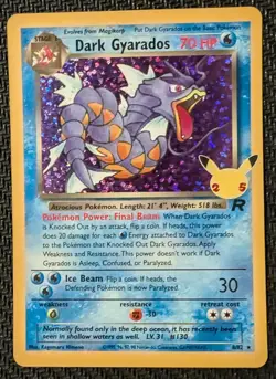 Pokemon TCG Shining Magikarp 66/64 & Dark Gyarados 8/82 Celebrations Classic Lot - Image 4