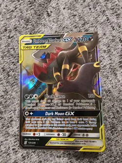 Pokemon TCG Umbreon & Darkrai GX Holo Card 125/236 - Image 1