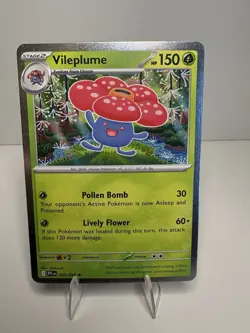 Oddish Gloom Vileplume COSMO HOLO New Phantasmal Flames Master Set Pokemon TCG - Image 3