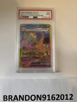 2024 POKEMON SSP EN-SURGING SPARKS #242 ALOLAN EXEGGUTOR EX PSA 9 - Image 1