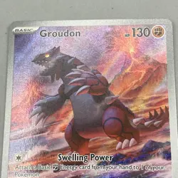 Groudon 199/182 Illustration Rare Pokemon TCG Paradox Rift Holo - Image 3