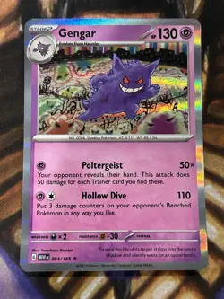 Gengar 094/165 Scarlet & Violet Pokemon 151 English Holo - NM 🔥 - Image 1