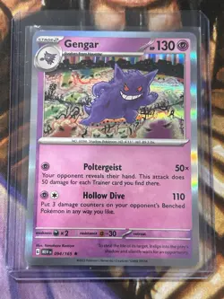 Gengar 094/165 Scarlet & Violet Pokemon 151 English Holo - NM 🔥 - Image 3