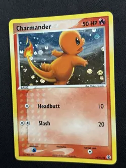 Pokemon Charmander 58/112 FireRed & LeafGreen Reverse Holo Basic 50HP TCG - Image 1