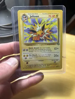 Pokemon TCG Jolteon Jungle Non-Holo Rare Card 1999 Near Mint Condition 20/64 - Image 1