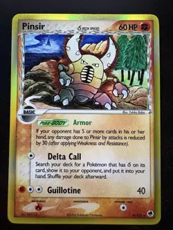 PINSIR DELTA SPECIES HOLO 9/101 EX DRAGON FRONTIERS NM POKEMON - Image 1