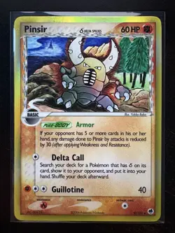 PINSIR DELTA SPECIES HOLO 9/101 EX DRAGON FRONTIERS NM POKEMON - Image 5