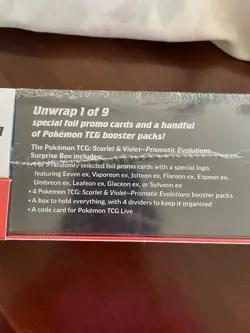 Pokemon TCG Prismatic Evolutions Surprise Box & Booster Bundle Sams Club SEALED - Image 5