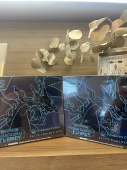 Pokemon TCG Mega Evolution Phantasmal Flames Pokemon Center ETBs (2X) - Image 1
