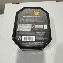 Pokemon Celebrations Tin (Lance's CHARIZARD V) 25th Anniversary Factory Sealed - Image 2