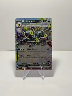 Pokemon TCG Umbreon EX 60/131 Double Rare Holo Prismatic Evolutions NM - Image 1