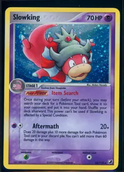 Pokemon EX UNSEEN FORCES - #14/115 Slowking - Holo - ENG - NM/M - Image 1