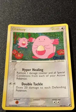 Pokemon EX UNSEEN FORCES - #20/115 Chansey - Reverse Holo - ENG - NM/M - Image 4