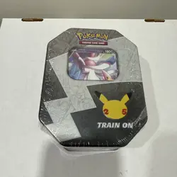 Pokemon TCG 25th Anniversary Celebrations Tin Dark Sylveon V Factory Sealed - Image 1