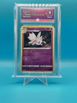 Pokemon Togetic Cosmos Holo #SWSH276 Silver Tempest Promo 2022 - PG 9 Mint - Image 1