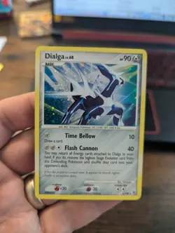 Dialga 1/130 Holo Rare Diamond & Pearl Pokemon Lightly Played - Image 1