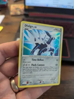 Dialga 1/130 Holo Rare Diamond & Pearl Pokemon Lightly Played - Image 2