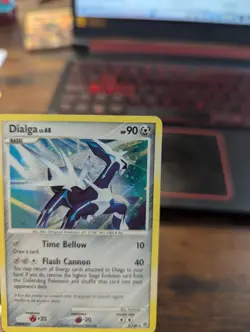 Dialga 1/130 Holo Rare Diamond & Pearl Pokemon Lightly Played - Image 3