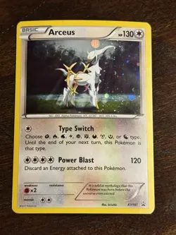 Pokemon 2017 Black Star Promo Arceus XY197 Holo - Image 1