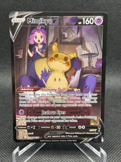 Pokemon TCG Mimikyu V TG16/TG30 Swsh09: Brilliant Stars Holo Ultra Rare 160HP - Image 1