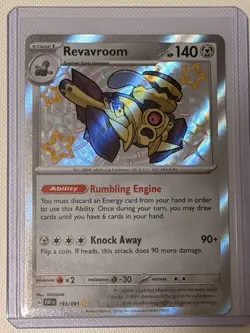 Revavroom 193/091 SV: Paldean Fates Holo Pokemon NM/Mint - Image 1