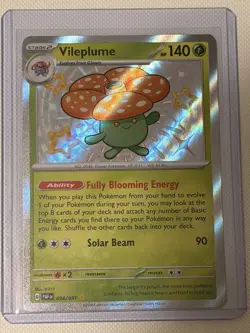 Pokemon TCG - Vileplume 094/091 Sv: Paldean Fates Shiny Rare Holo - NM - Image 1
