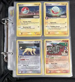 Pokemon Binder Lot - ex Series Reverse Holo, Japanese AR Holo, w/ Ultra PRO incl - Image 3
