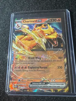 Charizard EX 006/165 Scarlet & Violet - 151 Holo Double Rare Pokemon TCG NM - Image 1