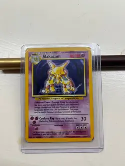 Pokemon Base Set Alakazam 1/102 - Image 1