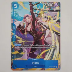 Hina EB03-025 Alt Art Heroine’s Edition Extra Booster One Piece TCG English NM - Image 1