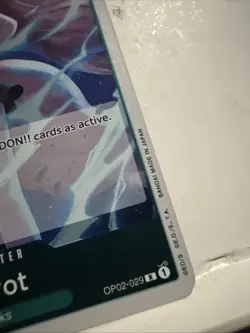 ONE PIECE Carrot R OP02-029 Paramount War English - Image 4