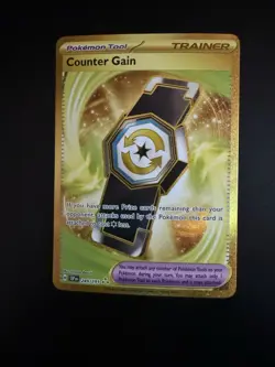 Pokemon TCG Counter Gain Hyper Rare Holo Trainer Surging Sparks 249/191 - Image 1