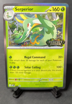 Pokemon Serperior 064 Holo – Perfect Order Staff Promo – NM - Image 1