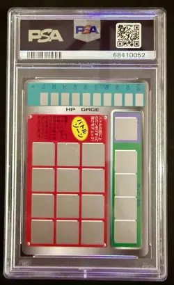Pokemon Japanese Scratch Unscratched Rapidash 1997 Tomy Card PSA 9 - Image 2