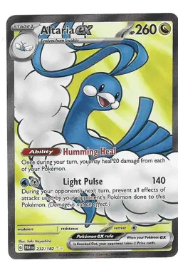 Altaria ex Ultra Rare Dragon Holo SV04: Paradox Rift #232/182 [NM] Pokemon TCG - Image 1