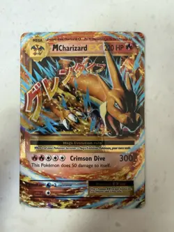Pokemon M Charizard EX 13/108 Evolutions Ultra Rare Mega Holo Dragon - Image 1