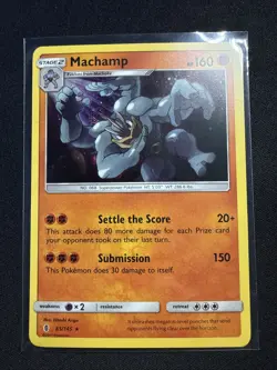 POKEMON TCG CARD Machamp 65/145 Guardians Rising 2017 Holo Rare - Image 1